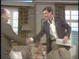 Francesca Annis, Arthur Cox, and James Warwick in Partners in Crime (1983)