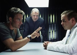 Frank Giering, Marco Girnth, and Andreas Schmidt-Schaller in Leipzig Homicide (2001)