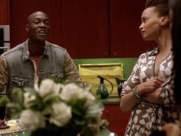 Latarsha Rose and B.J. Britt in Being Mary Jane (2013)