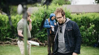 On the set of The Shade Shepherd