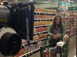 Save-On-Foods commercial shoot with Sidika Larbes