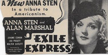 Anna Sten in Exile Express (1939)