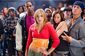 Damon Wayans Jr., Ross Thomas, Christina Murphy, and Shoshana Bush in Dance Flick (2009)