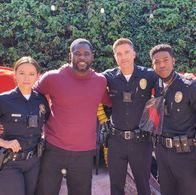 On set of ABC's The Rookie with the amazing cast and talent. A pleasure working with you all!