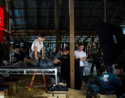 Derek Quick and Christopher Brendan Kistan in Kommando 1944 (2018)