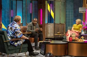 Jürgen von der Lippe, Sabine Heinrich, and Nelson Müller in Nicht dein Ernst! (2020)