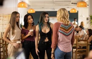 Bella Thorne, Vitoria Setta and Malin Akerman in 