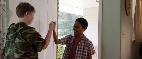 Scene from The 15:17 to Paris