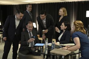 Holly Cinnamon as Lana in Succession episode 406 