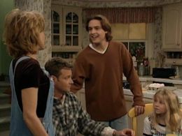 Will Friedle, Betsy Randle, Lindsay Ridgeway, and William Russ in Boy Meets World (1993)