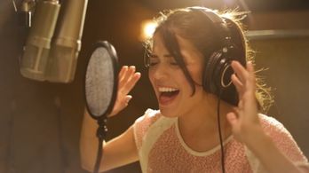 Recording at Paramount Recording Studios. Hollywood, CA.