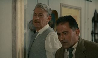 Jean Champion and Jean-Pierre Kérien in Muriel (1963)