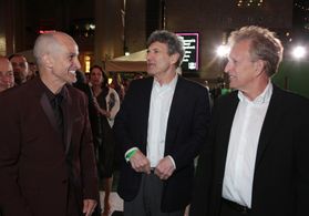 Joe Roth, May Craig, Craig Gillespie, and Alan F. Horn at an event for Million Dollar Arm (2014)