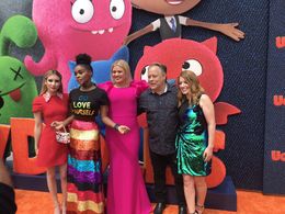 Kelly Asbury, Emma Roberts, Alison Peck, Kelly Clarkson, and Janelle Monáe