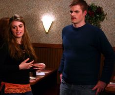 Kimberly DiMaggio and Andrew Ridings on the set of 