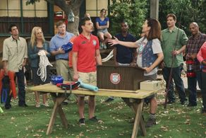 Mary Scheer and Kevin Quinn in Bunk'd (2015)