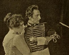 Nell Shipman and Lou Tellegen in The Black Wolf (1917)