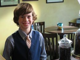 Drew Justice on set of Young Love