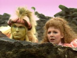 Mark Greenstreet and Bonnie Langford in Doctor Who (1963)