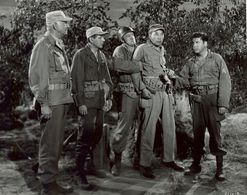 Wong Artarne, Russell Hicks, Joe Sawyer, Robert Shayne, and William Tracy in Mr. Walkie Talkie (1952)