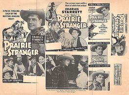 Cliff Edwards, Patti McCarty, and Charles Starrett in Prairie Stranger (1941)