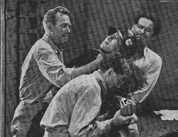 Ward Bond, Paul Fix, and Warren Hymer in Hitler--Dead or Alive (1942)