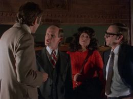 Beverly Bonner, Diana Browne, Lloyd Pace, Richard Pierce, and Bill Freeman in Basket Case (1982)