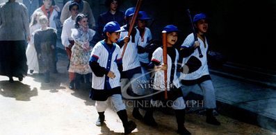 Carlo Aquino, Sara Polverini, and Tom Taus in Cedie (1996)