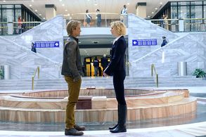 Kasha Kropinski and Lucas Till in MacGyver (2016)