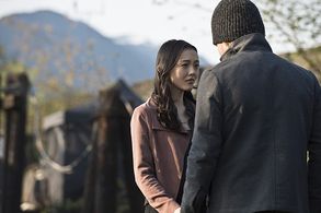 Stephen Amell and Rila Fukushima in Arrow (2012)