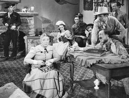 Lee Bennett, Johnny Carpenter, Eddie Dean, Jennifer Holt, Lash La Rue, Emmett Lynn, Sarah Padden, and Don Williams in So