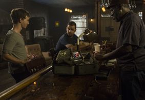 Frankie Faison, Antony Starr, and Harrison Thomas in Banshee (2013)