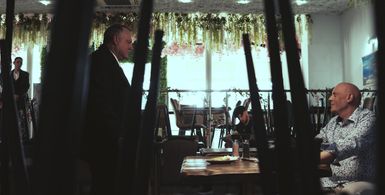 Jordan Abrams, Susan Regan, Steve Ward, and David J Biscoe in Tales of the underworld (2024)