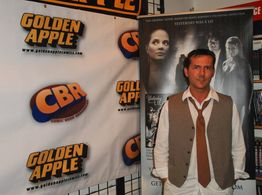 James Kerwin at Golden Apple Comics YESTERDAY WAS A LIE graphic novel launch