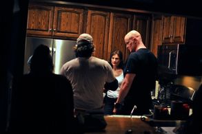 Susan Angelo and Derek Mears in Compound Fracture (2014)