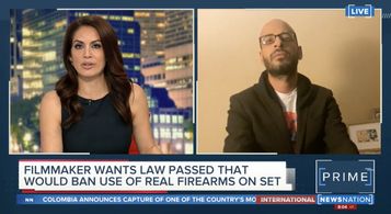 Alec Baldwin and Bandar Albuliwi in Prophet of Palestine