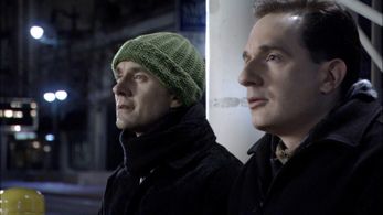 Still of Guy Adkins and Don Scime in The David Dance