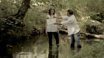 On location with Kathy Mattea.