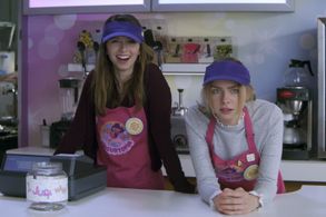 Maddie Phillips and Anjelica Bette Fellini in Teenage Bounty Hunters (2020)