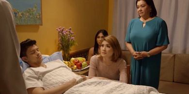 Alma Moreno, Mela Franco Habijan, Rayver Cruz, and Thea Tolentino in Asawa ko, karibal ko (2018)