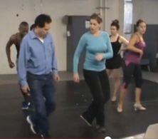 Peter Tedeschi, in a freeze frame from a 