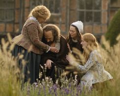 Kenneth Branagh, Judi Dench, Lydia Wilson, and Kathryn Wilder in All Is True (2018)