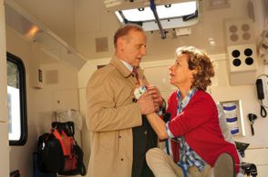 Mareike Carrière and Karl Kranzkowski in SOKO: Der Prozess (2013)