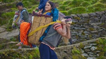 Sushant Singh Rajput and Sara Ali Khan in Kedarnath (2018)
