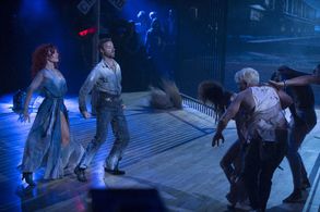 Sharna Burgess and James Hinchcliffe in Dancing with the Stars (2005)