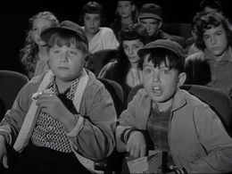 Jerry Mathers and Robert 'Rusty' Stevens in Leave It to Beaver (1957)