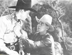 Buzz Barton and Hoot Gibson in Feud of the West (1936)