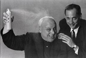 John Waters and Divine at an event for Hairspray (1988)