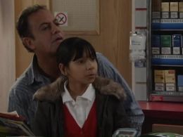 Jimmi Harkishin and Tanisha Gorey in Coronation Street (1960)