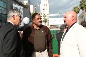 Dave Winfield and Rollie Fingers at an event for Million Dollar Arm (2014)